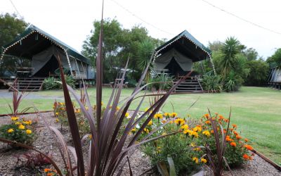 Glamping Tent outside view