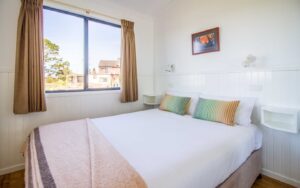 Bed the Two-Bedroom Waterfront Cabins